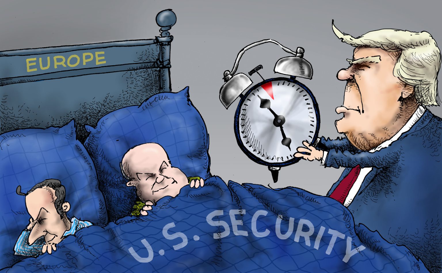 Former President Trump’s harsh words should come as a wake-up call to European countries that have spent too long neglecting their own defense while safe under the U.S. security blanket. © GIS