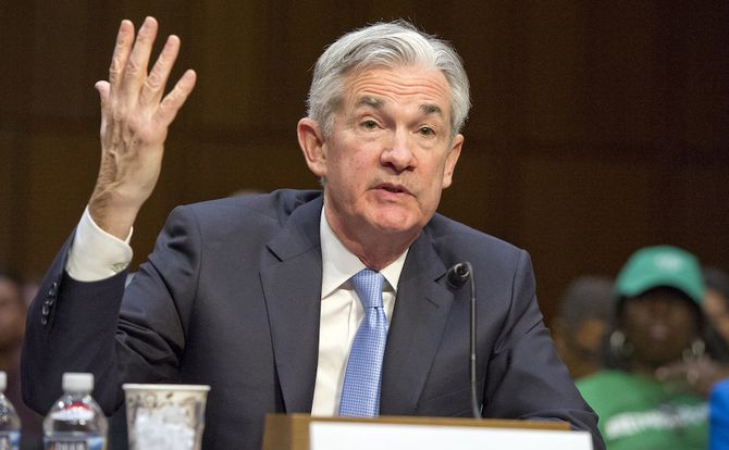 U.S. Federal Reserve Chairman Jerome Powell hit pause on future interest rate hikes