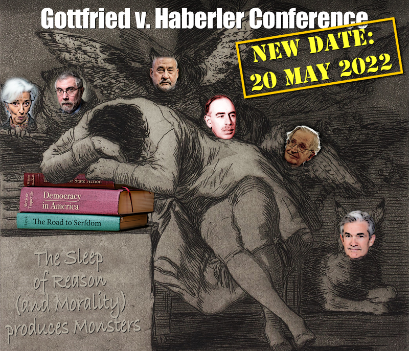 GOTTFRIED v. HABERLER CONFERENCE MOVED TO May 2022